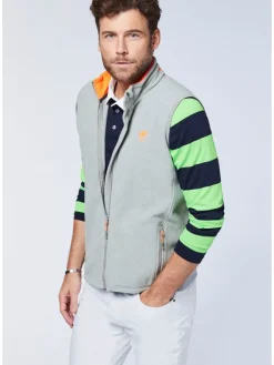 Fleece bodywarmer grijs
