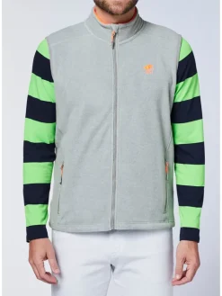Fleece bodywarmer grijs