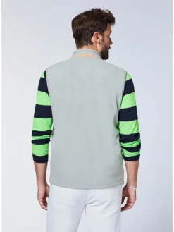 Fleece bodywarmer grijs