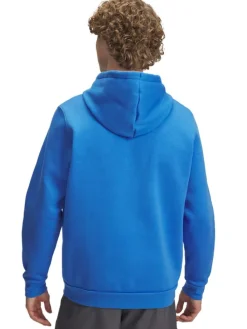 Fleece hoodie blauw