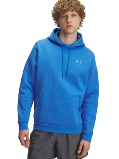 Fleece hoodie blauw