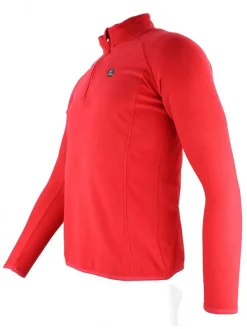 Fleece trui "Cafinor" rood
