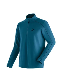 Fleece trui "Dennis" petrol
