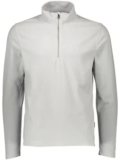 Fleece trui lichtgrijs