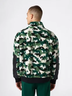 Fleece trui meerkleurig