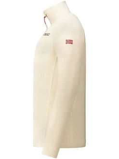 Fleece trui "Tug" crème