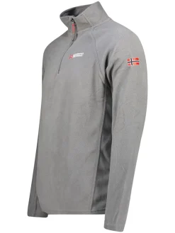 Fleece trui "Tug" grijs