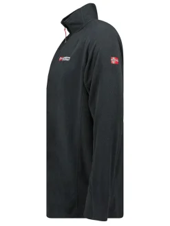 Fleece trui "Tug" zwart