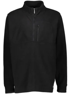 Fleece trui zwart
