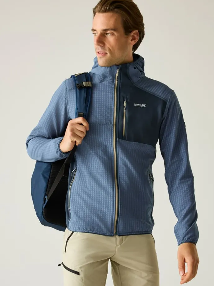 Fleece vest "Alven" lichtblauw