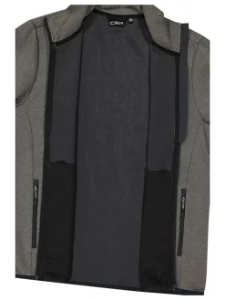 Fleece vest antraciet
