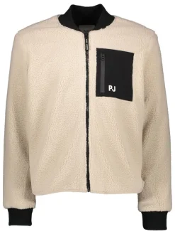 Fleece vest beige