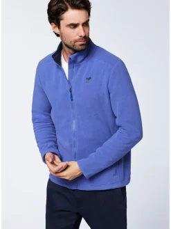 Fleece vest blauw