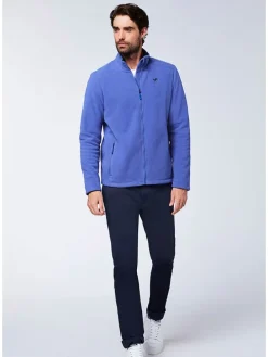 Fleece vest blauw