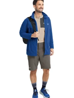 Fleece vest blauw