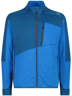 Fleece vest blauw