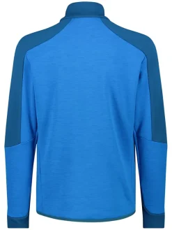 Fleece vest blauw