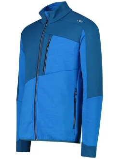 Fleece vest blauw