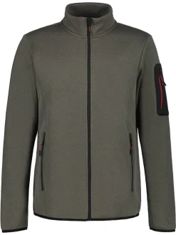 Fleece vest "Bredstedt" taupe