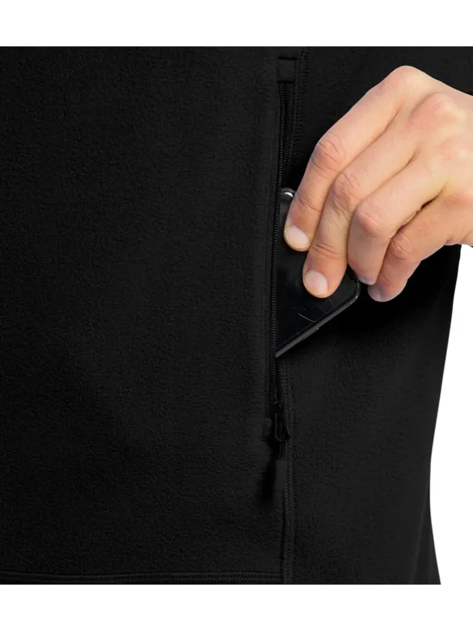 Fleece vest "Buteo" zwart
