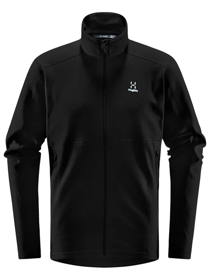Fleece vest "Buteo" zwart