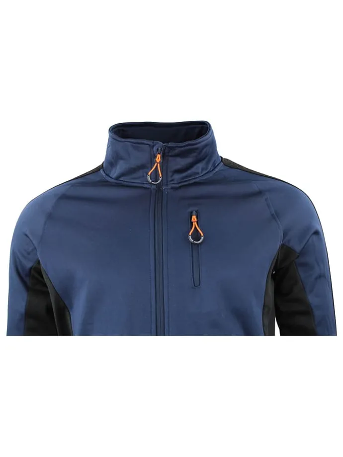 Fleece vest "Cemon" donkerblauw