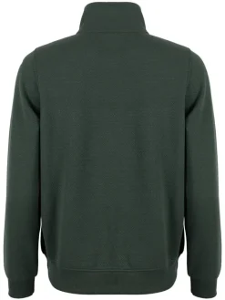 Fleece vest donkergroen