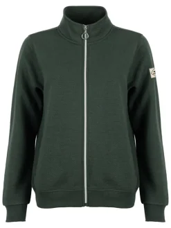 Fleece vest donkergroen