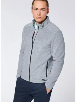 Fleece vest grijs