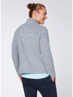 Fleece vest grijs