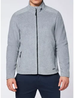 Fleece vest grijs
