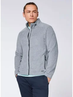 Fleece vest grijs