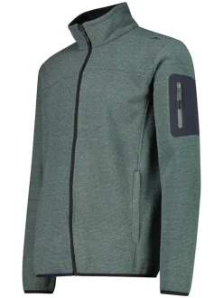 Fleece vest groen