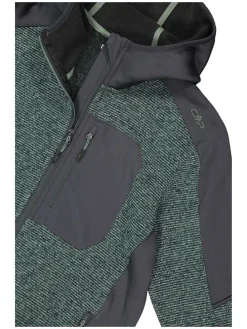 Fleece vest groen