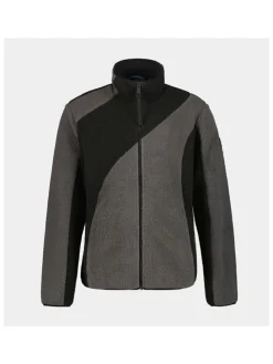 Fleece vest "Jutans" grijs/zwart