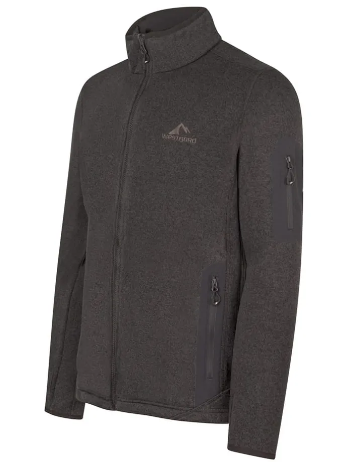 Fleece vest "Katla" antraciet