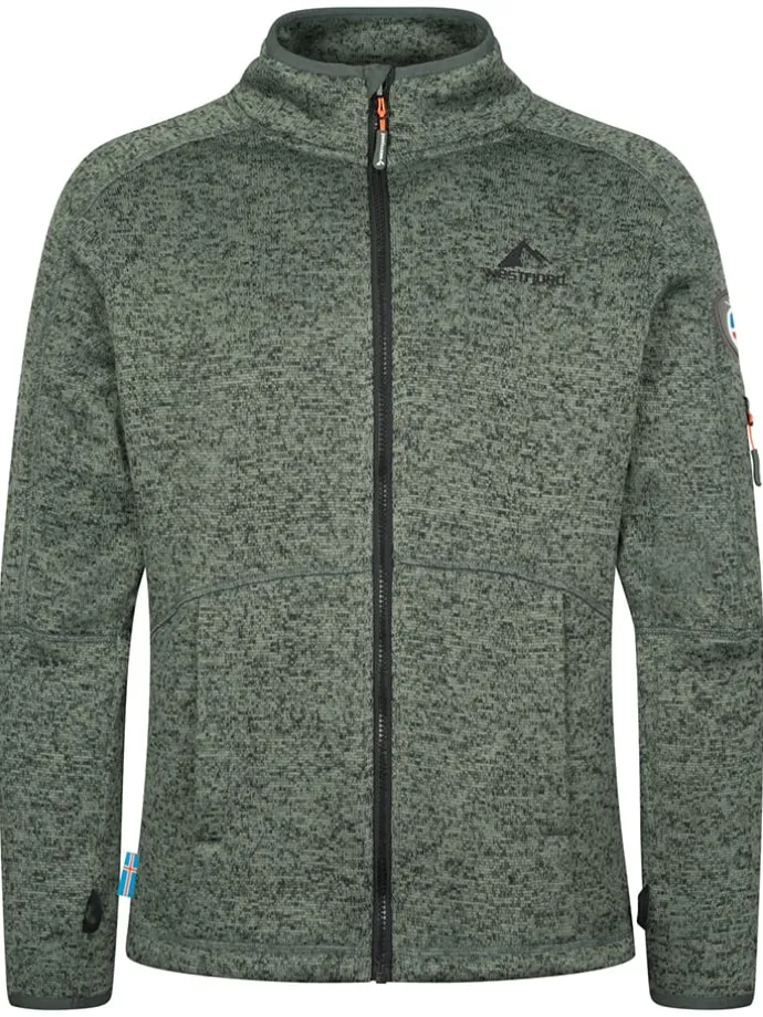 Fleece vest "Katla" kaki