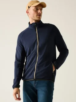 Fleece vest "Malton" donkerblauw