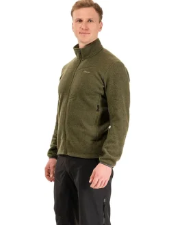 Fleece vest olijfgroen