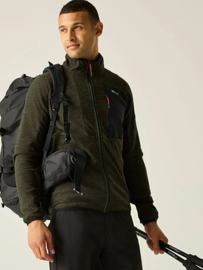 Fleece vest "Scaris" kaki