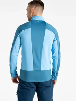 Fleece vest "Substratum IV" lichtblauw/blauw