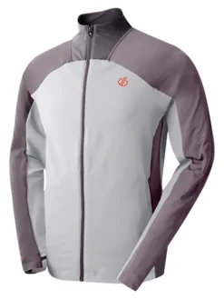 Fleece vest "Substratum IV" paars/grijs