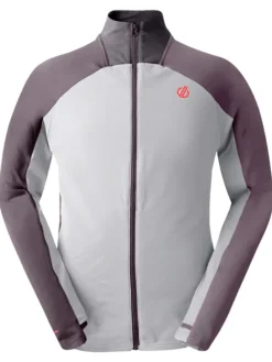 Fleece vest "Substratum IV" paars/grijs