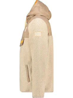 Fleece vest "Teclass" beige