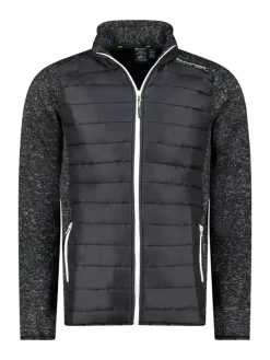 Fleece vest "Tirexana" zwart/antraciet