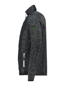Fleece vest "Tirexana" zwart/antraciet