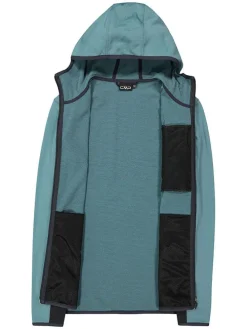 Fleece vest turquoise