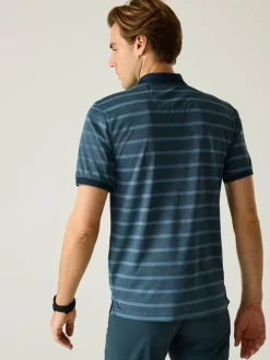 Functioneel poloshirt "Kildra" donkerblauw