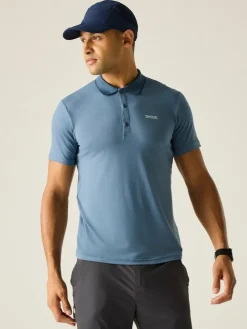 Functioneel poloshirt "Maverik Stretch" blauw