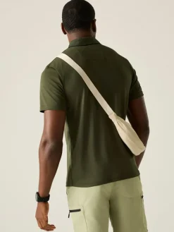 Functioneel poloshirt "Maverik V" kaki